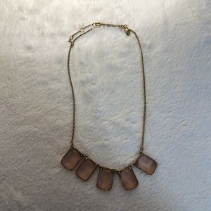 Henri Bendel Pink and Gold Necklace